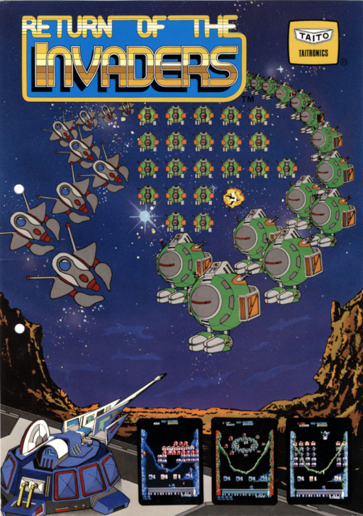 Return of the Invaders Arcade Game Cover